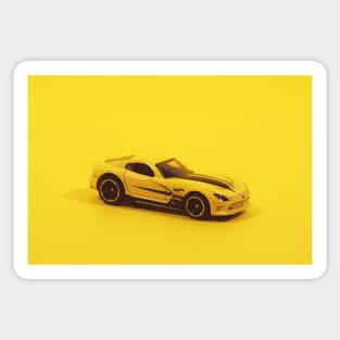 Yellow car Sticker